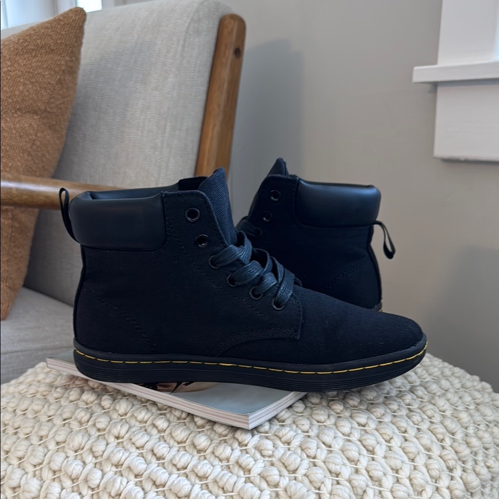 Dr. Marten’s Canvas Black High-Top sneakers